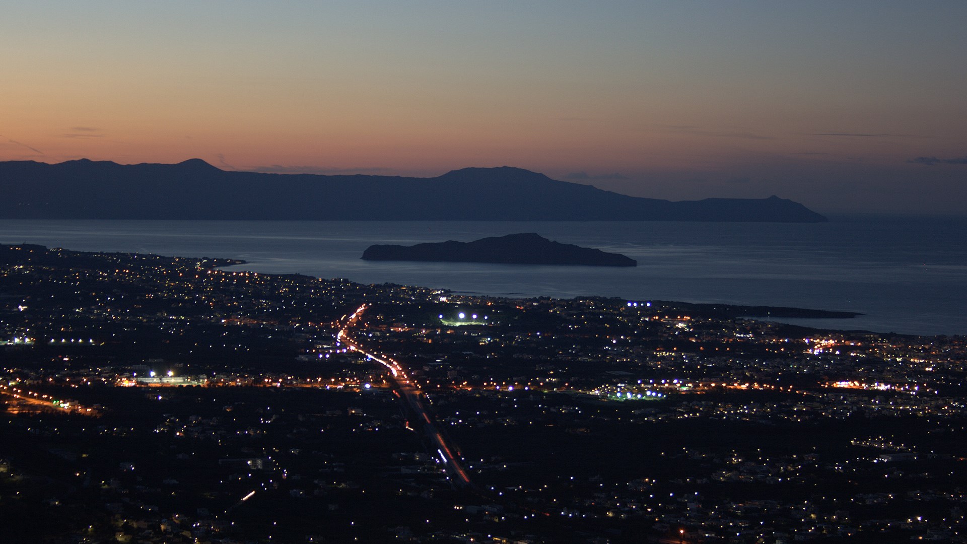 Chania or Hania As Seen From Malaxa Mountain | 17 Nov 2016 | Alargo